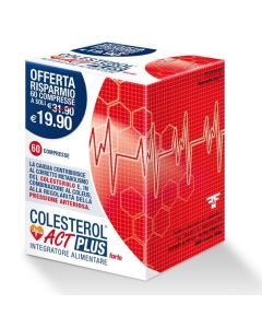 Colesterol Act Plus Forte – Integratore per Colesterolo e Circolazione – 60 Compresse