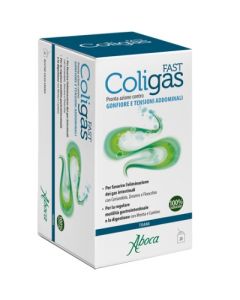 ColiGas Fast Tisana Aboca – 20 Bustine per Gonfiore e Tensione Addominale