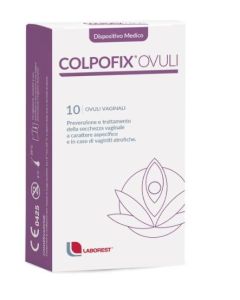 Colpofix Ovuli 10 pezzi – Dispositivo medico per flora vaginale e secchezza