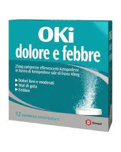 Oki Dolore e Febbre 12 Compresse Effervescenti