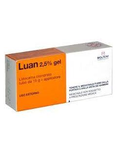 Luan Gel 2,5% Lidocaina Anestetico Topico 15g