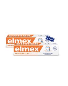 Elmex Protezione Carie – Dentifricio al Fluoro Amminico 2×75 ml