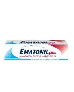 Ematonil Plus Emulgel - Crema per Ematomi Lividi e Contusioni con Arnica per adulti e bambini 50 ml