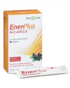 EnerPlus Ricarica 15 Bustine – Tonico Naturale per Combattere la Stanchezza