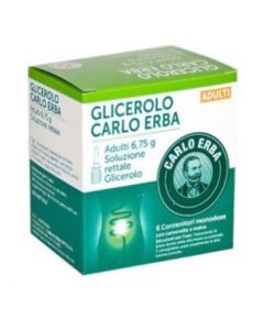 Glicerolo - Carlo Erba Adulti 6,75 G Soluzione Rettale 6 Microclismi