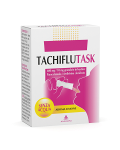 Tachiflutask 600mg/10mg Granulato Trattamento dei Sintomi Da Raffreddore ed Influenza 10 bustine