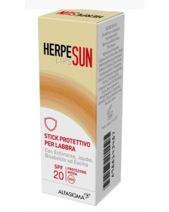 HerpeSUN Defend – Stick Labbra SPF 20 Protettivo e Lenitivo (5 ml)