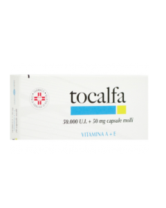 Tocalfa 50000 UI + 50mg Vitamina A + E 20 Capsule Molli