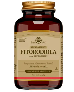 Solgar Fitorodiola integratore tonico energetico 60 capsule vegetali