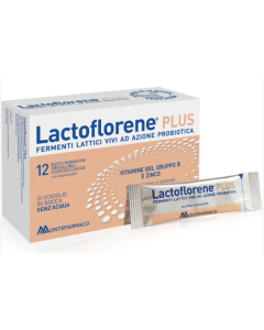Lactoflorene Plus Integratore Fermenti Lattici Monodose 12 Bustine Orosolubili