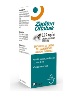 Zaditen Oftabak Collirio 5ml 0,25mg