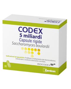 Codex 5 Miliardi Saccaromiceti Boulardii 250 mg 30 Capsule