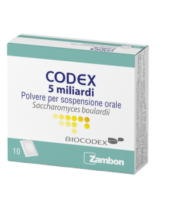 Codex 5 miliardi Saccharomyces boulardii 250 mg 10 Bustine
