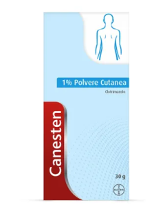 Canesten Polvere Cutanea Trattamento Antimicotico Antifungino contro Funghi e Micosi 30 gr