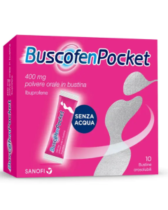 BuscofenPocket 400mg Con Ibuprofene Analgesico Contro Dolori Da Ciclo 10 Bustine