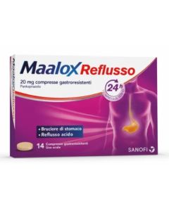 Maalox Reflusso 20 mg Pantoprazolo 14 Compresse