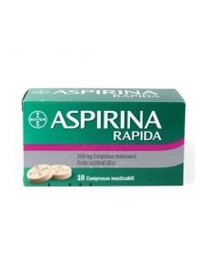 Aspirina Rapida 10 Compresse Masticabili 500mg