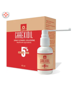 Carexidil 5% Minoxidil Spray Cutaneo Soluzione 60 ml