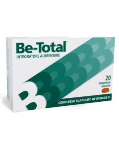 Be-Total Integratore Alimentare Vitamina B Vitamina B12 Acido Folico Energia Adulti 20 Compresse