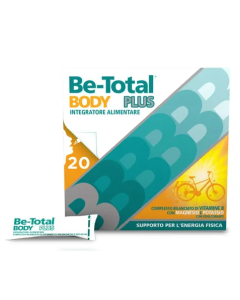 Be-Total Body Plus Integratore Alimentare Vitamina B Magnesio Potassio Adulti 20 Bustine