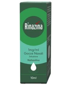 Rinazina Gocce Decongestionante Nafazolina Lavaggio Nasale Adulti Raffreddore Sinusite 10ml 100%
