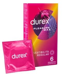 Durex Pleasuremax Preservativi Stimolanti 6 Pezzi