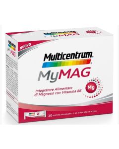 Multicentrum Boost Magnesio Integratore Alimentare Vitamina B6 Magnesio Pidolato Stanchezza 30 Bustine