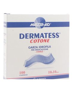  Dermatess Garza Idrofila Sterile 10x10 cm 100 Pezzi