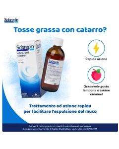 Sobrepin Sciroppo Tosse Grassa Mucolitico 40 mg/5 ml Sobrerolo 200 ml
