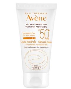 Avène Solare Crema Schermo Minerale Viso SPF 50+ Protezione Molto Alta 50 ml