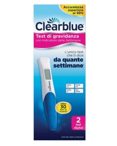 Clearblue Test di Gravidanza Con Indicatore delle Settimane 2 Test