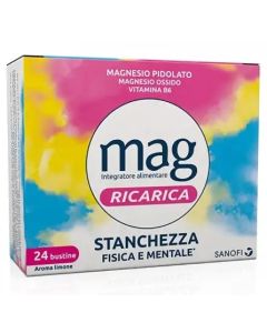 Mag ricarica stanchezza fisica e mentale 24 bustine