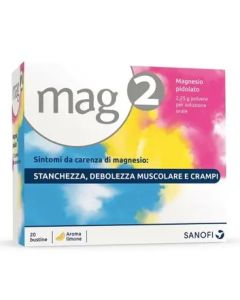 Mag2 Granulato Soluzione Orale 2,25g Magnesio Pidolato 20 Bustine