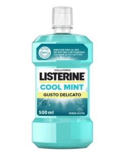 Listerine Cool Mint Gusto Delicato Collutorio Alito Fresco 500 ml