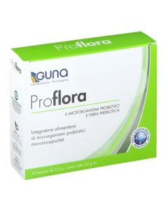 Guna Proflora Integratore di Fermenti Lattici 10 Bustine
