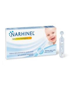 Narhinel Soluzione Fisiologica Salina Isotonica per Naso Chiuso 20 Flaconcini Monodose da 5ml