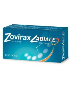 Zovirax Labiale Infezione Virus Herpes Simplex (Herpes Labiale) Labbra Adulti e Adolescenti 2 g