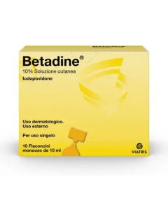 Betadine 10% Soluzione Cutanea Flaconcini Monouso 10x10 ml