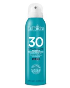 Euphidra Dermopediatrico Spray Solare Invisibile SPF 30 Protezione Alta 200 ml