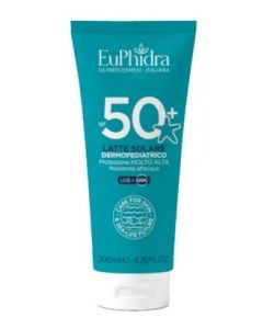 Euphidra Dermopediatrico Latte Solare SPF 50+ Protezione Molto Alta Per Bambini 200 ml
