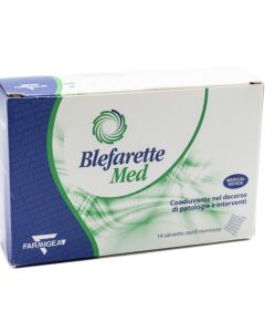 Blefarette Med Salviette Oculari Detergenti e Umettanti 14 Pezzi