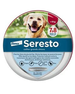 Seresto Collare Antiparassitario per Cani Più di 8 Kg