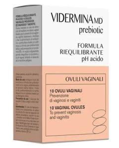 Vidermina Prebiotic Ovuli Vaginali Prebiotici 10 Pezzi