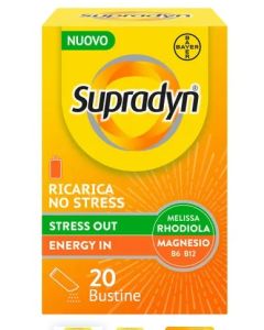 Supradyn Ricarica No Stress 20 bustine – integratore contro stanchezza e stress

