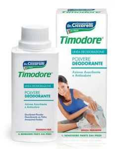 Timodore Polvere Deodorante Piedi Assorbente Antiodore 250 g