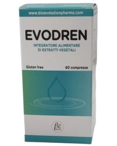 EVODREN - BIOEVOLUTIONPHARMA - 60 COMPRESSE - INTEGRATORE ALIMENTARE CHE AIUTA IL DRENAGGIO DEI LIQUIDI CORPOREI E A CONTRASTARE GLI INESTETISMI DELLA CELLULITE
