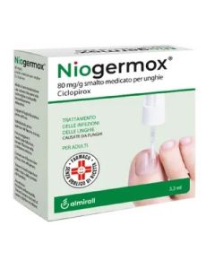 Niogermox Smalto Ciclopirox Onicomicosi Unghie 3,3 ml