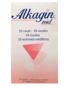 Alkagin 10 Ovuli Vaginali Lenitivi Protettivi