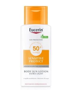 Eucerin Sun Crema Solare SFP 50+ Crema Sun Extra Leggera Protezione Corpo 150 ml