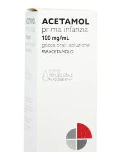 Acetamol Prima Infanzia 100 mg/ml Paracetamolo Gocce 30 ml